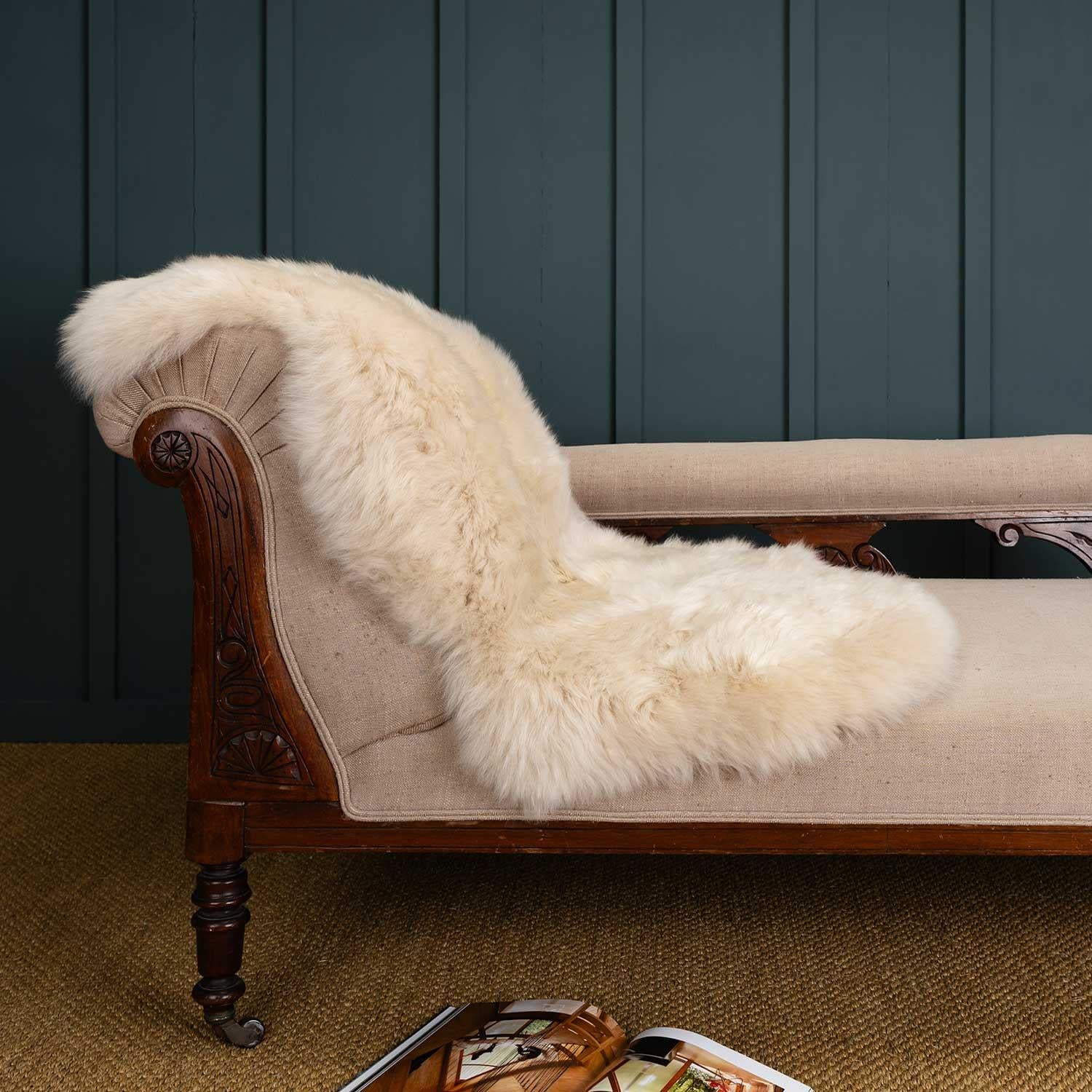 Seconds Sheepskin Rug Linen - Image 2