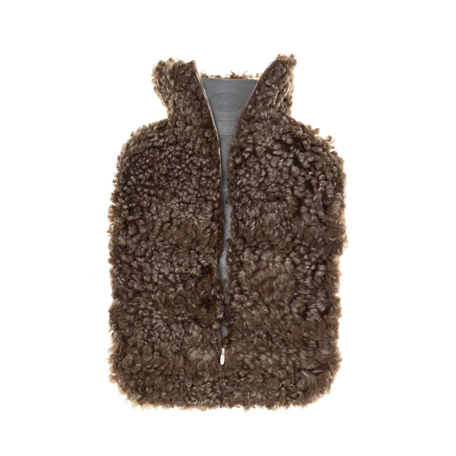 Sheepskin Hot Water Bottle Hazelnut - Image 3