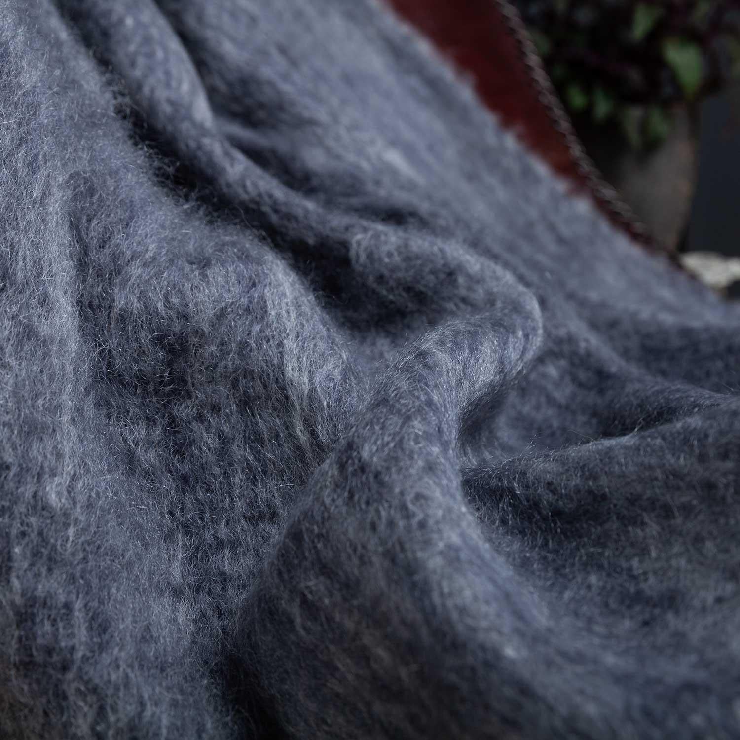 Sofia Mohair Blanket Pebble - Image 4