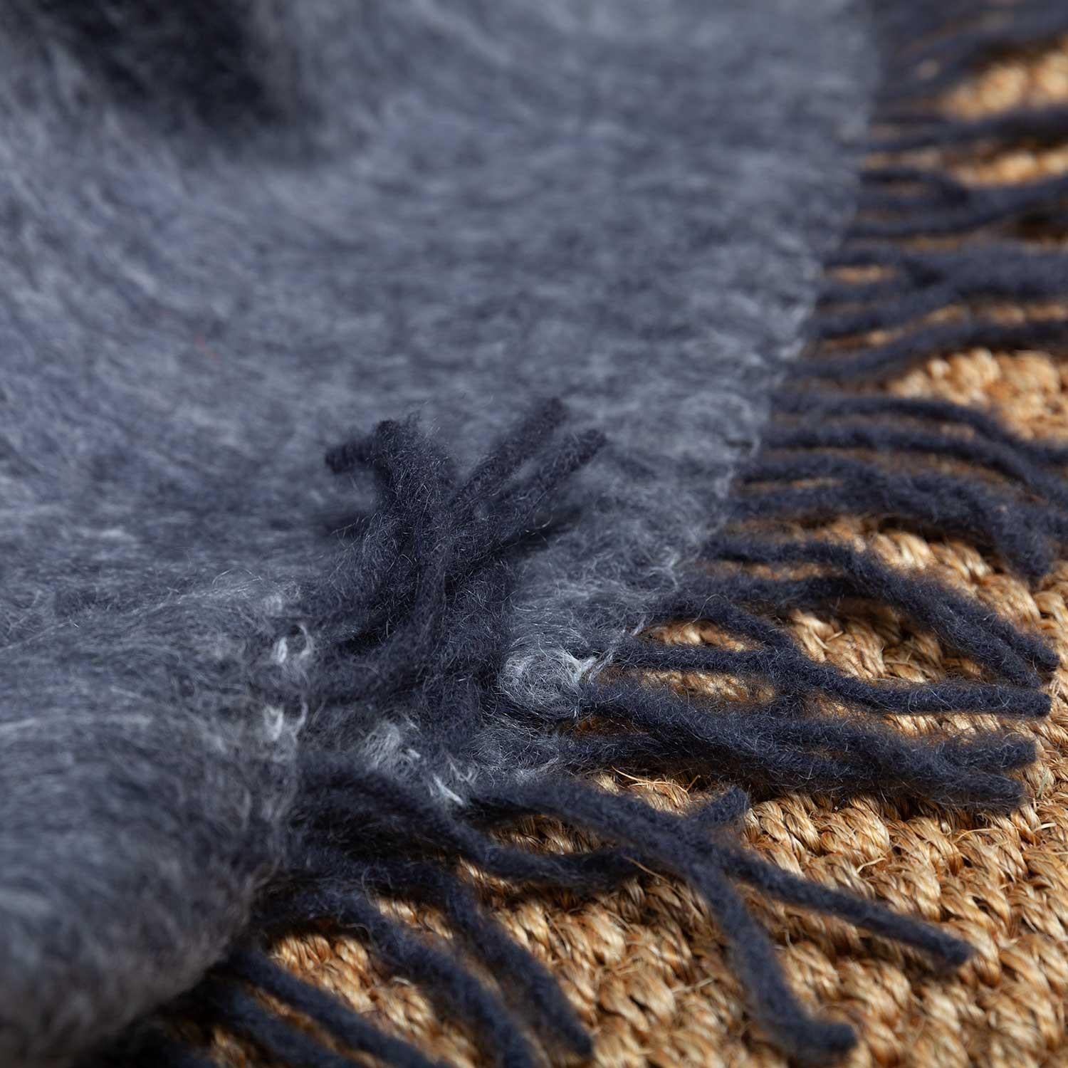Sofia Mohair Blanket Pebble - Image 5