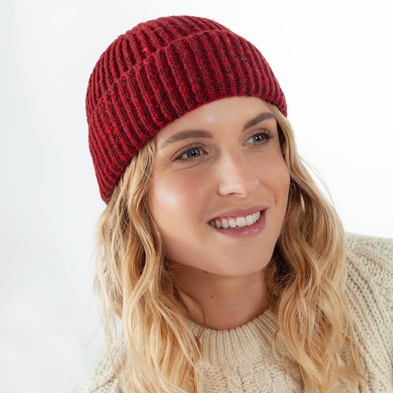 Soft Merino Beanie Ember - Image 4
