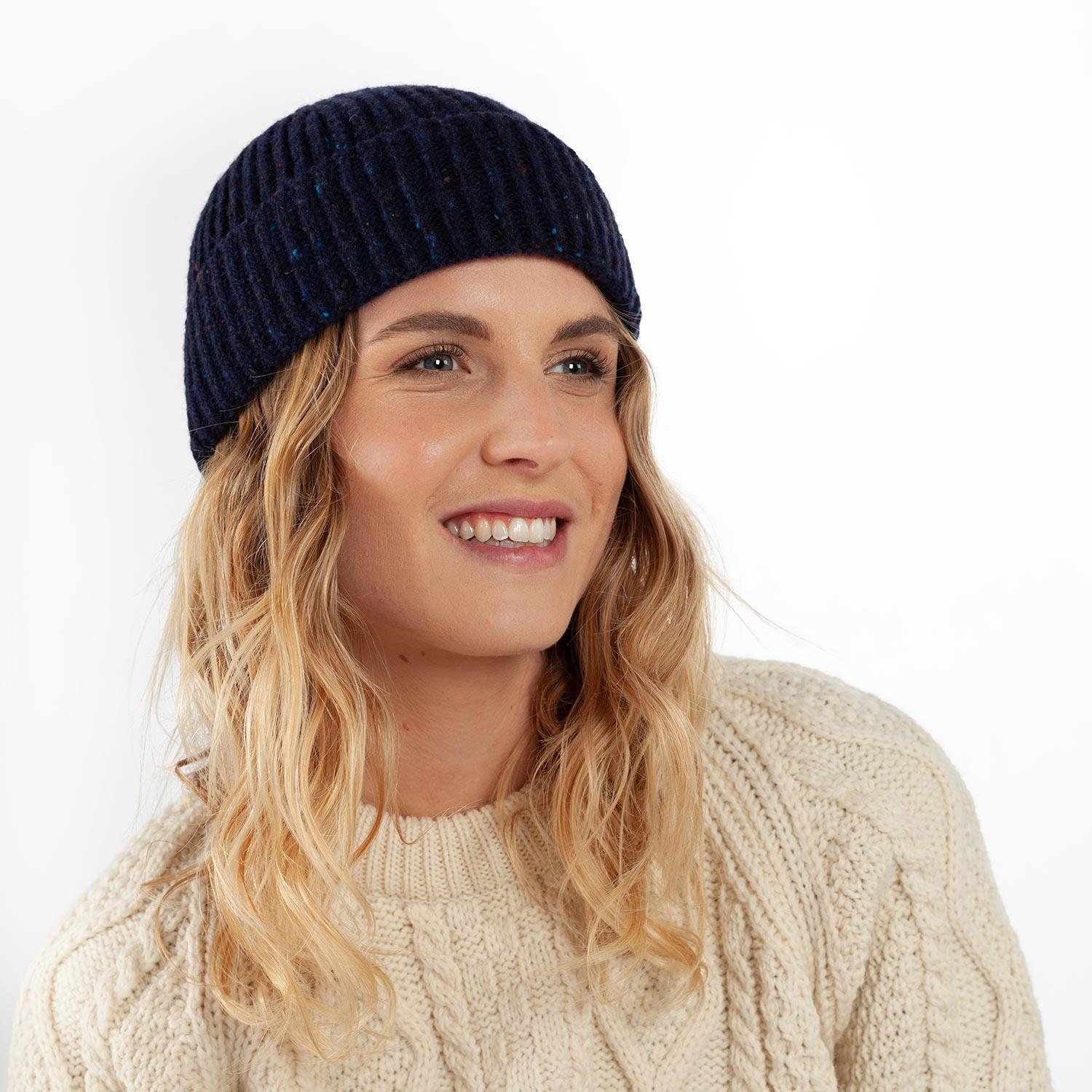 Soft Merino Beanie Midnight - Image 5