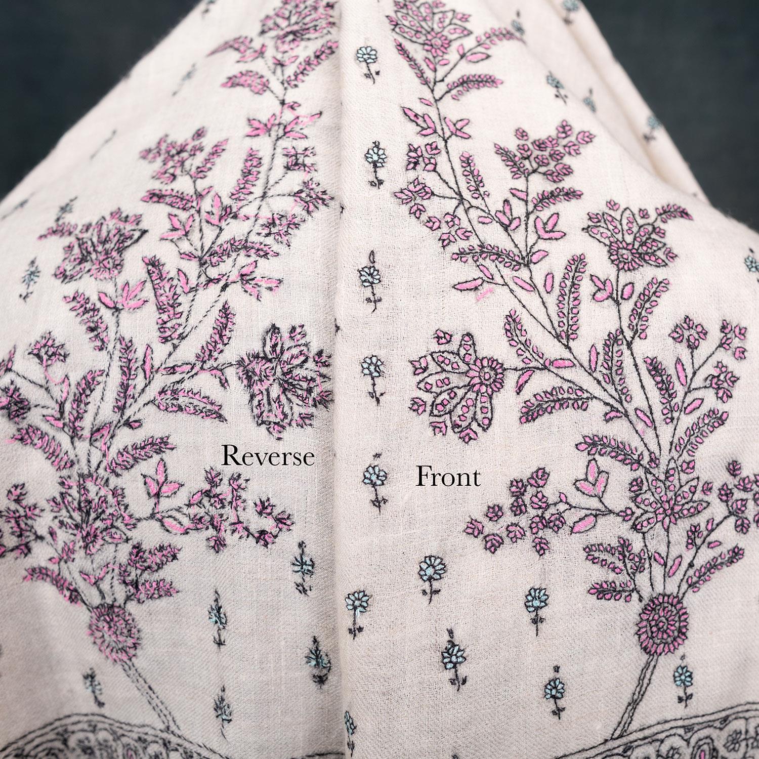 Sozni Embroidered Cashmere Pashmina Humayra - Image 10