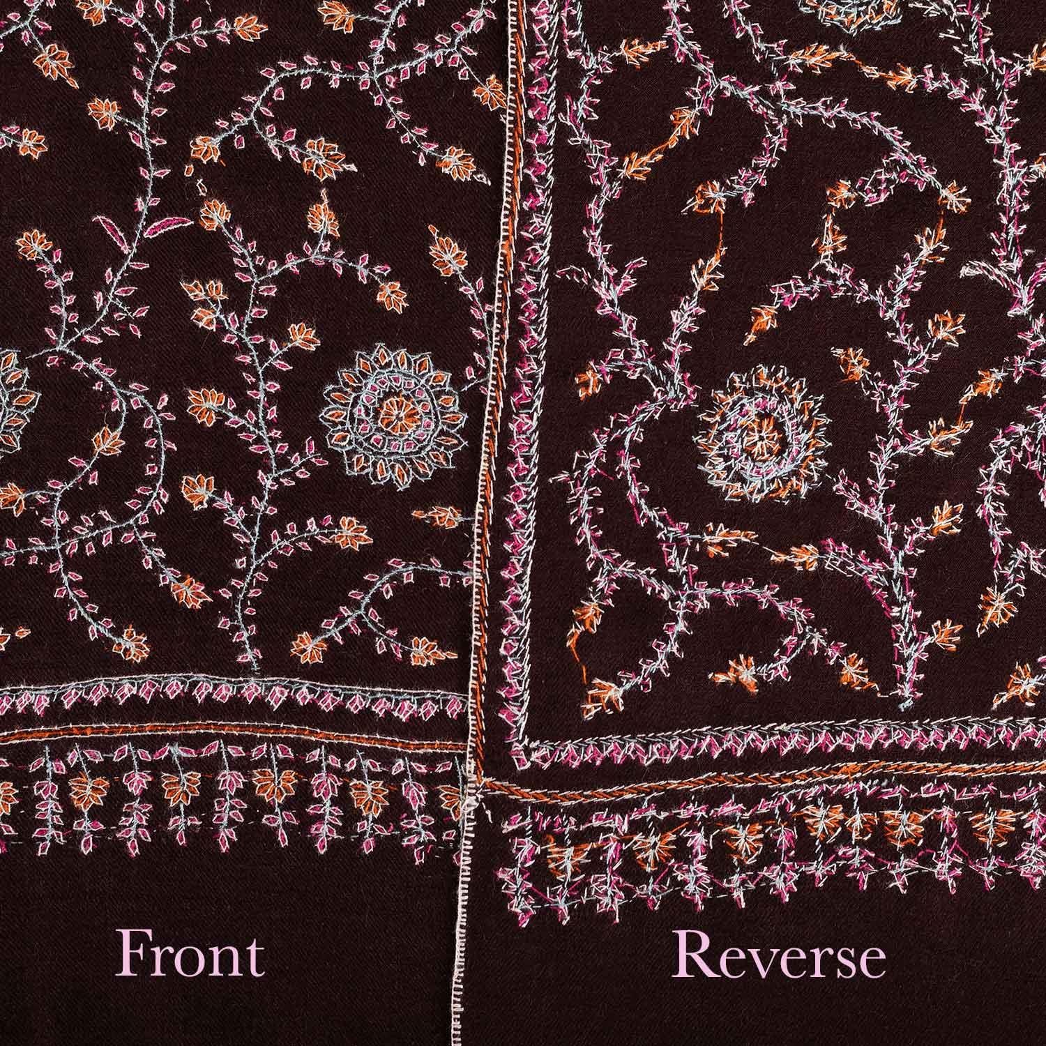 Sozni Embroidered Chakra Shawl 'Sudarshan' - Image 9