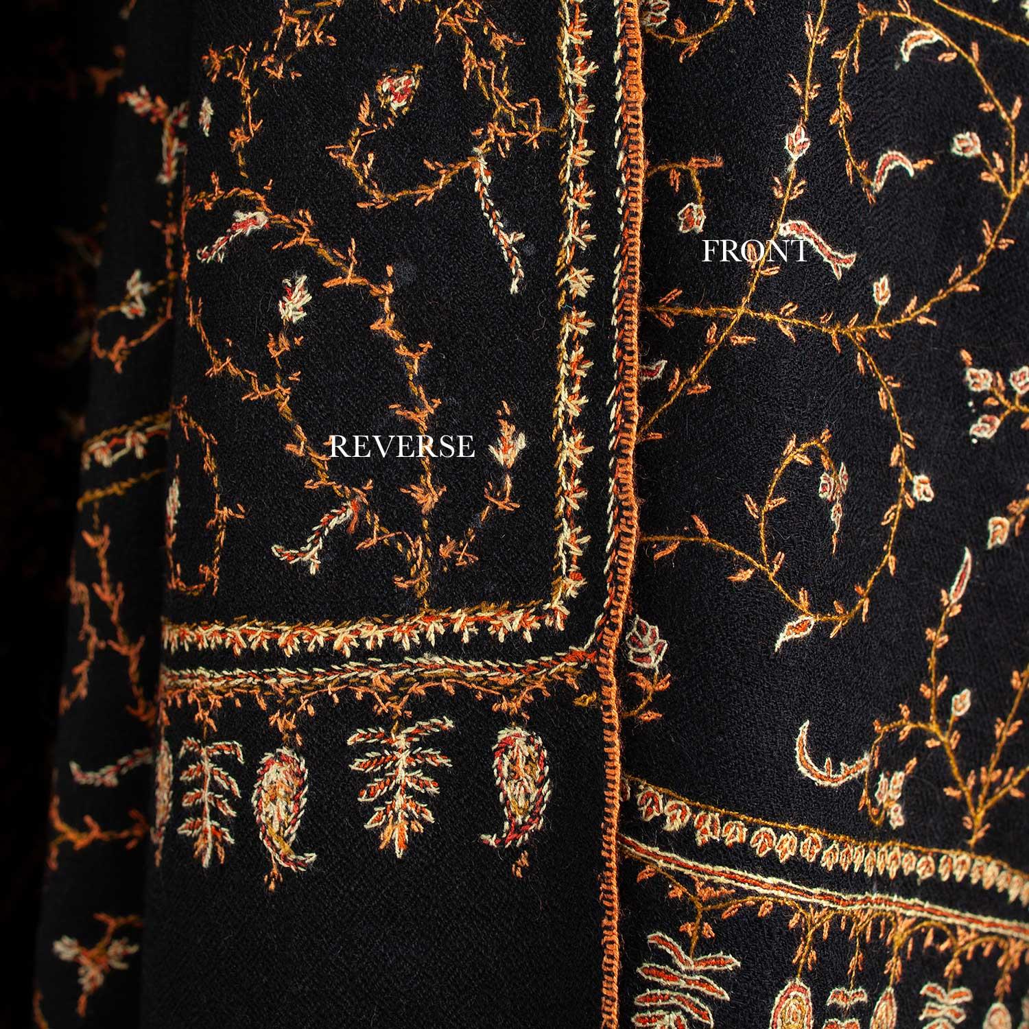 Sozni Hand Embroidered Shawl 'Mother' Zozila - Image 6