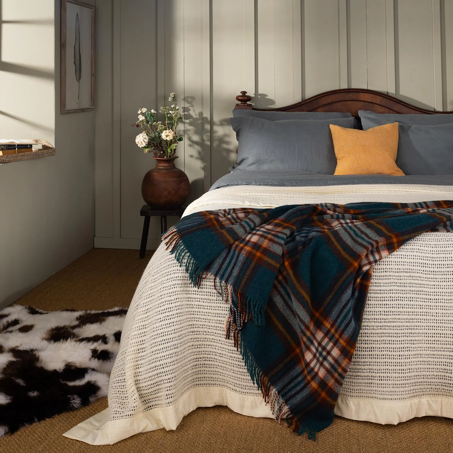 Wool Cellular Blanket - Image 13