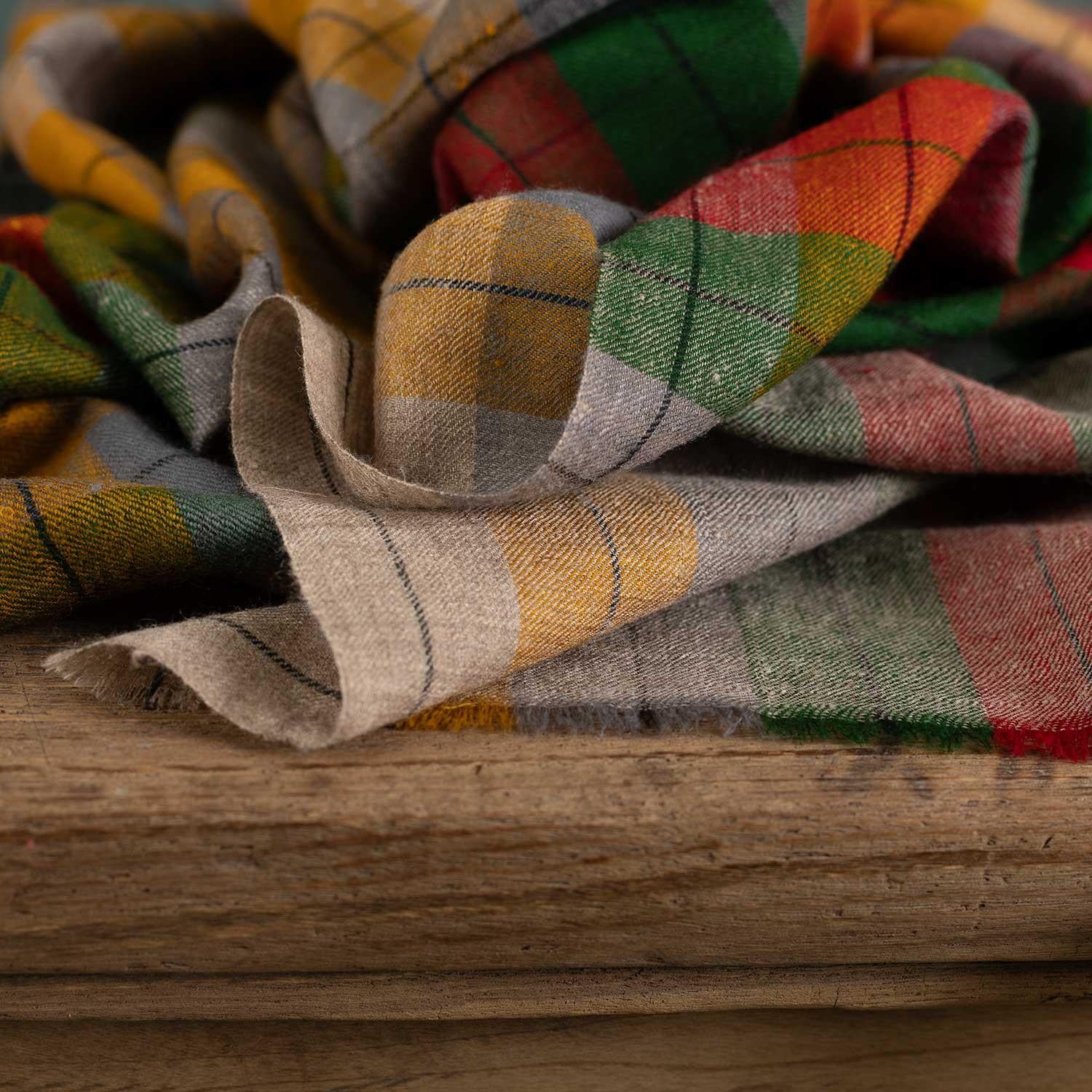 Yarn Dyed Handwoven Holi Series 'Shawl Rangila' - Image 6