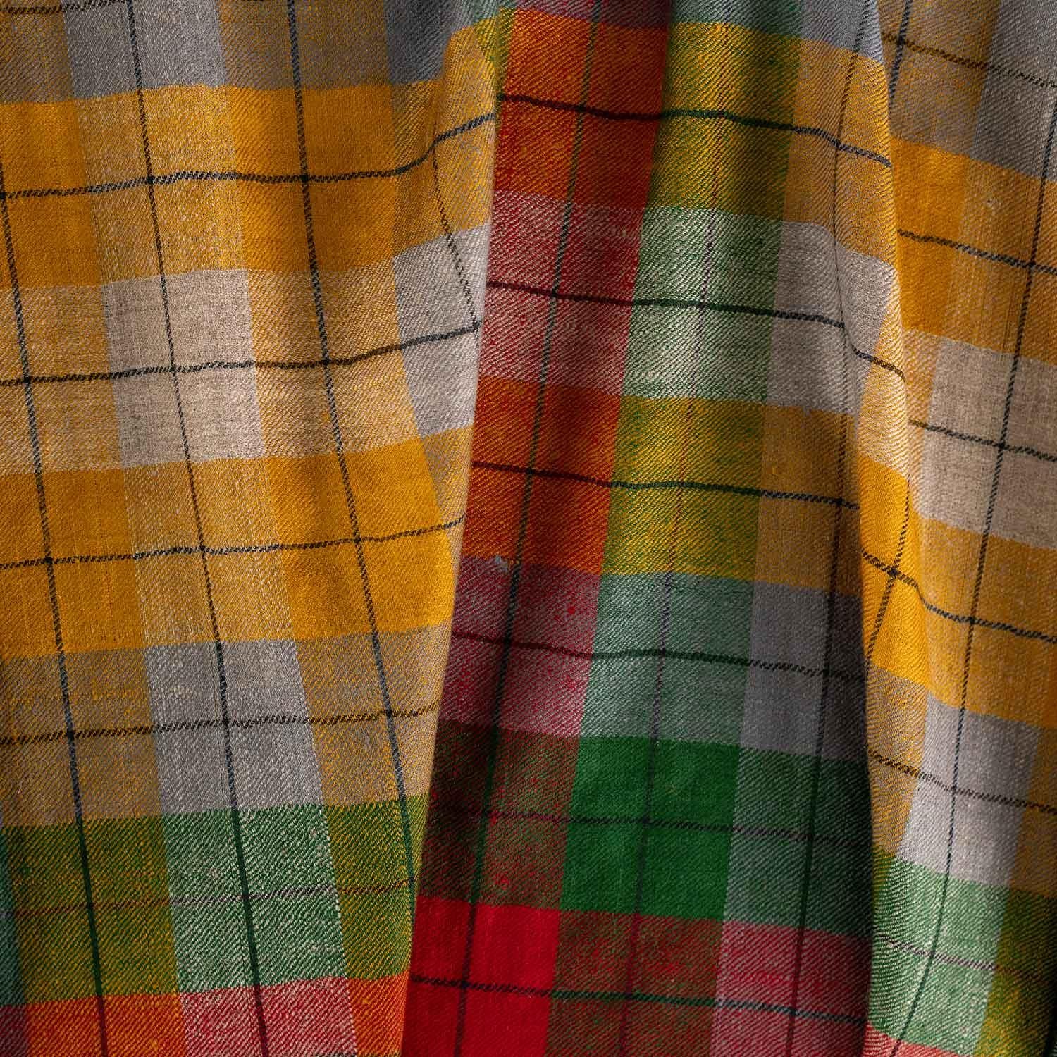Yarn Dyed Handwoven Holi Series 'Shawl Rangila' - Image 9