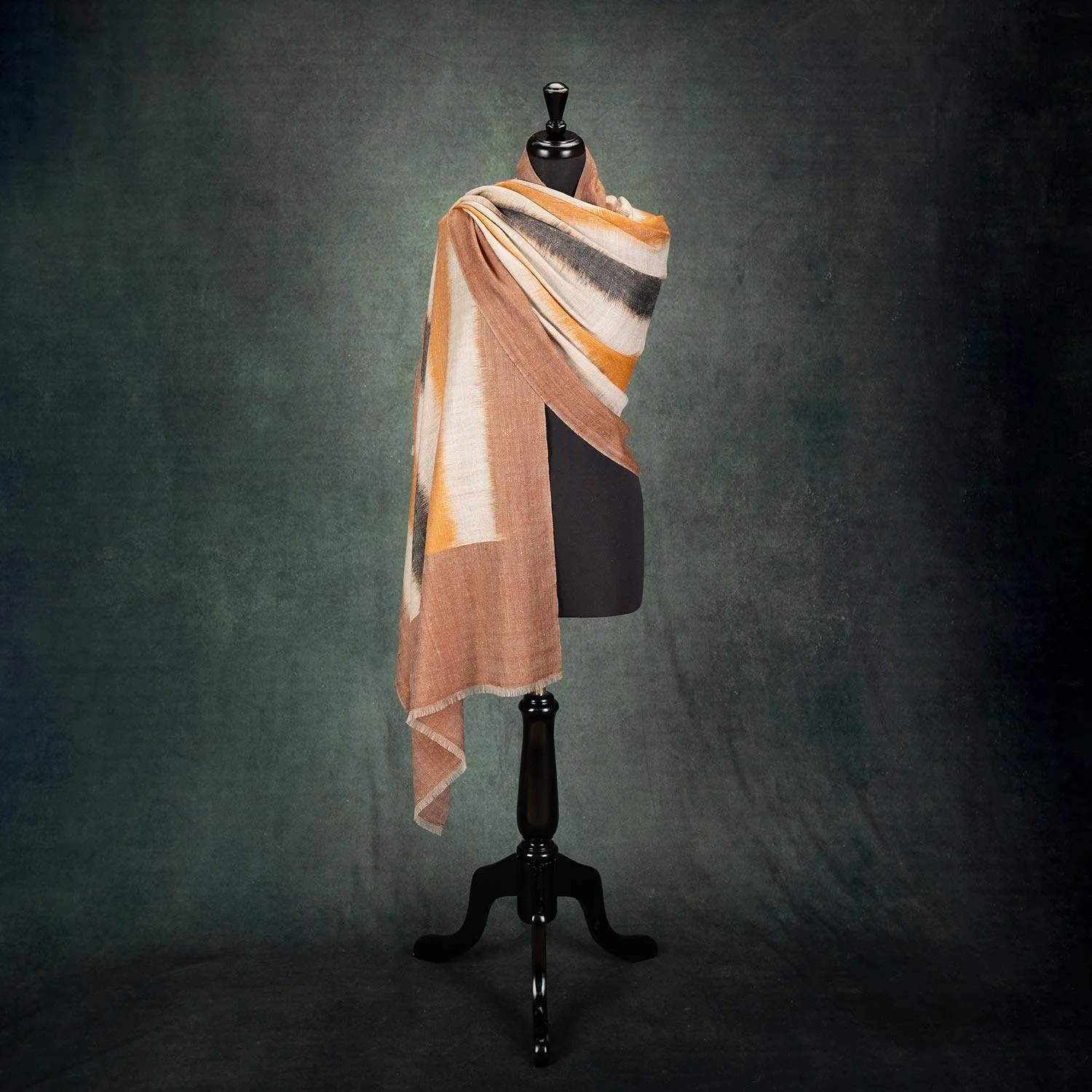 Yarn Dyed Handwoven Magic Series Stole Harvest