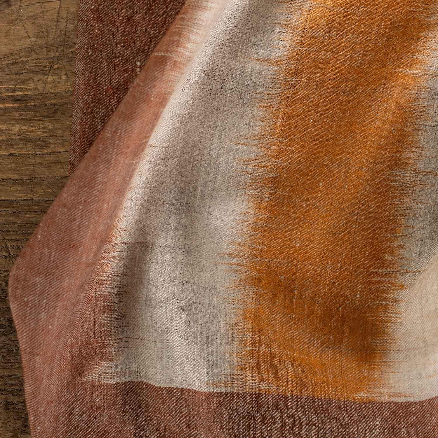 Yarn Dyed Handwoven Magic Series Stole Harvest - Image 10