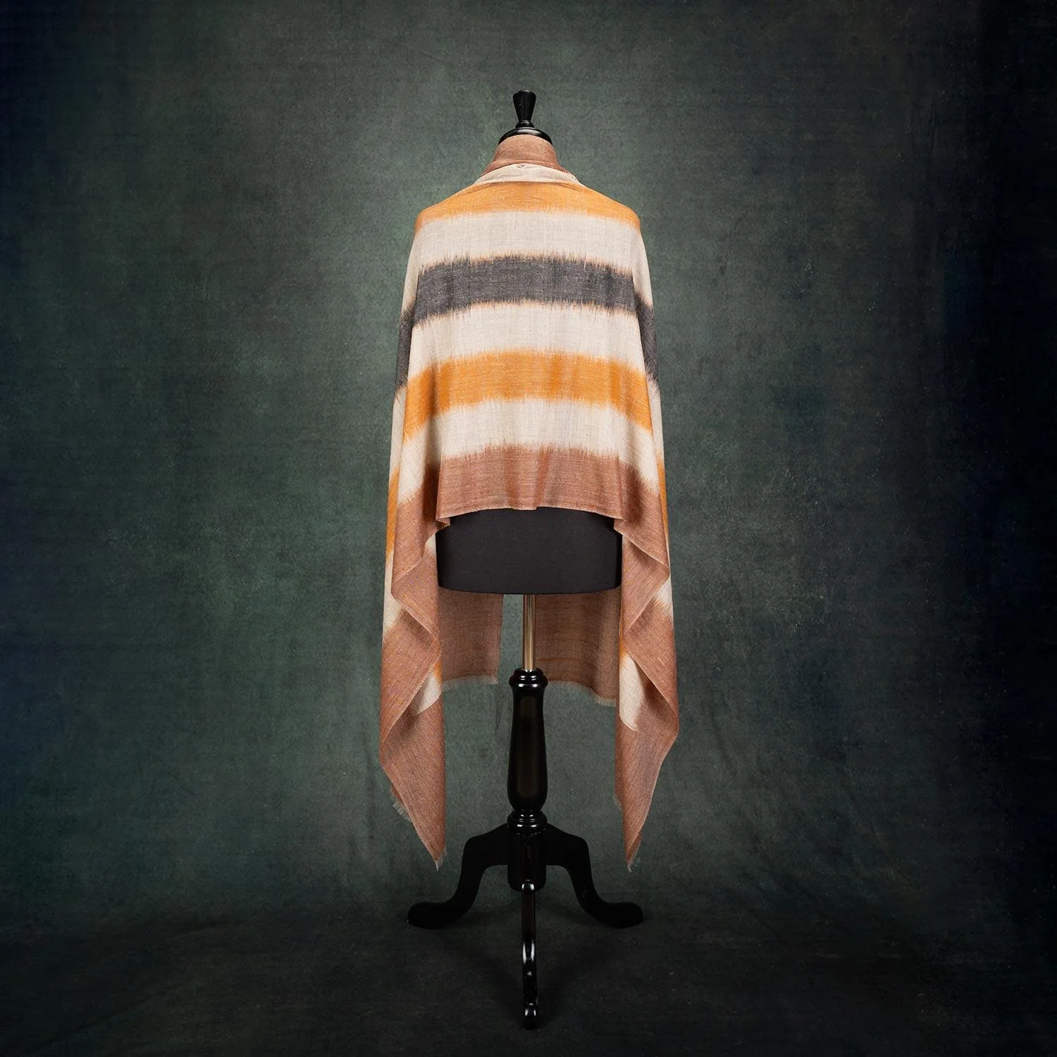 Yarn Dyed Handwoven Magic Series Stole Harvest - Image 3