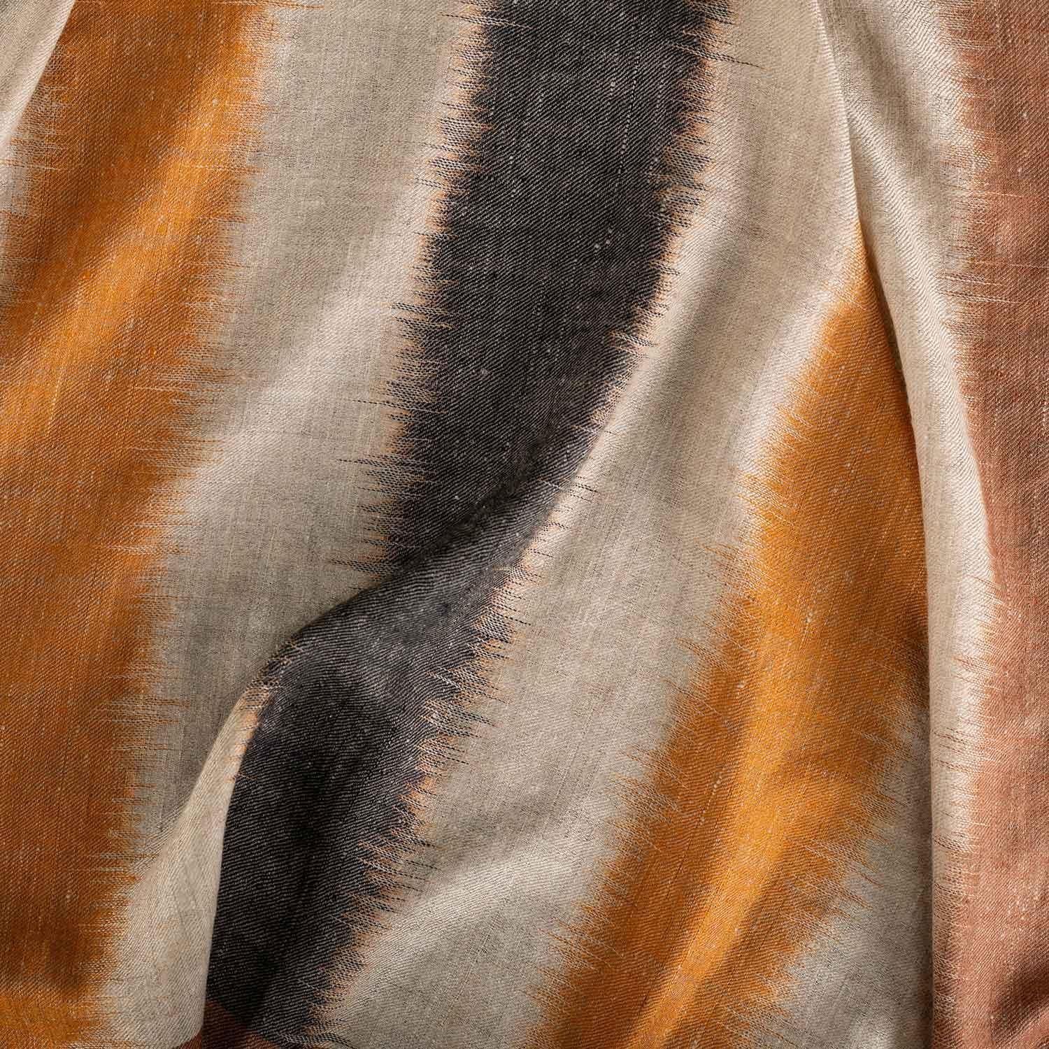 Yarn Dyed Handwoven Magic Series Stole Harvest - Image 7