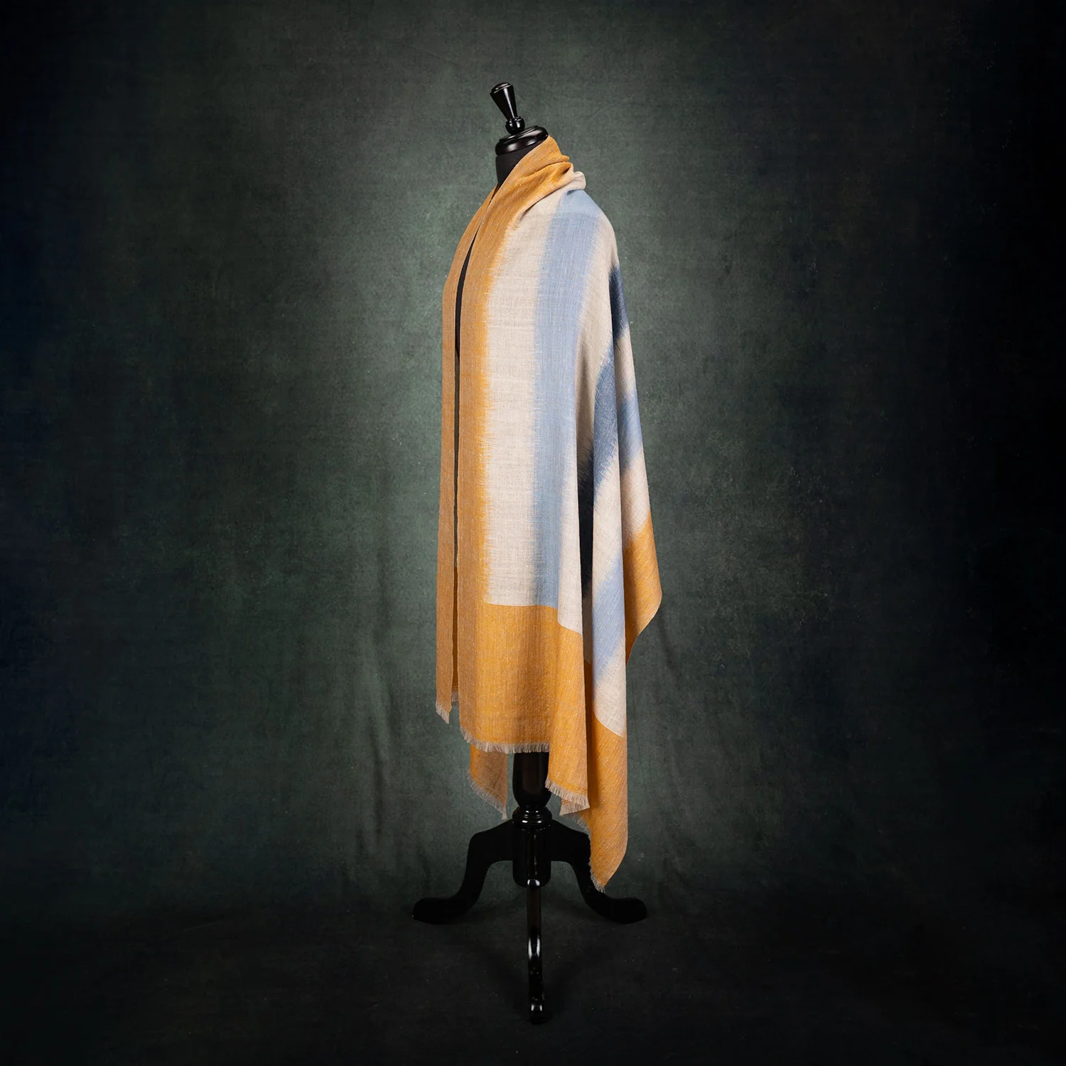 Yarn Dyed Handwoven Magic Series Stole 'Mantra' - Image 3